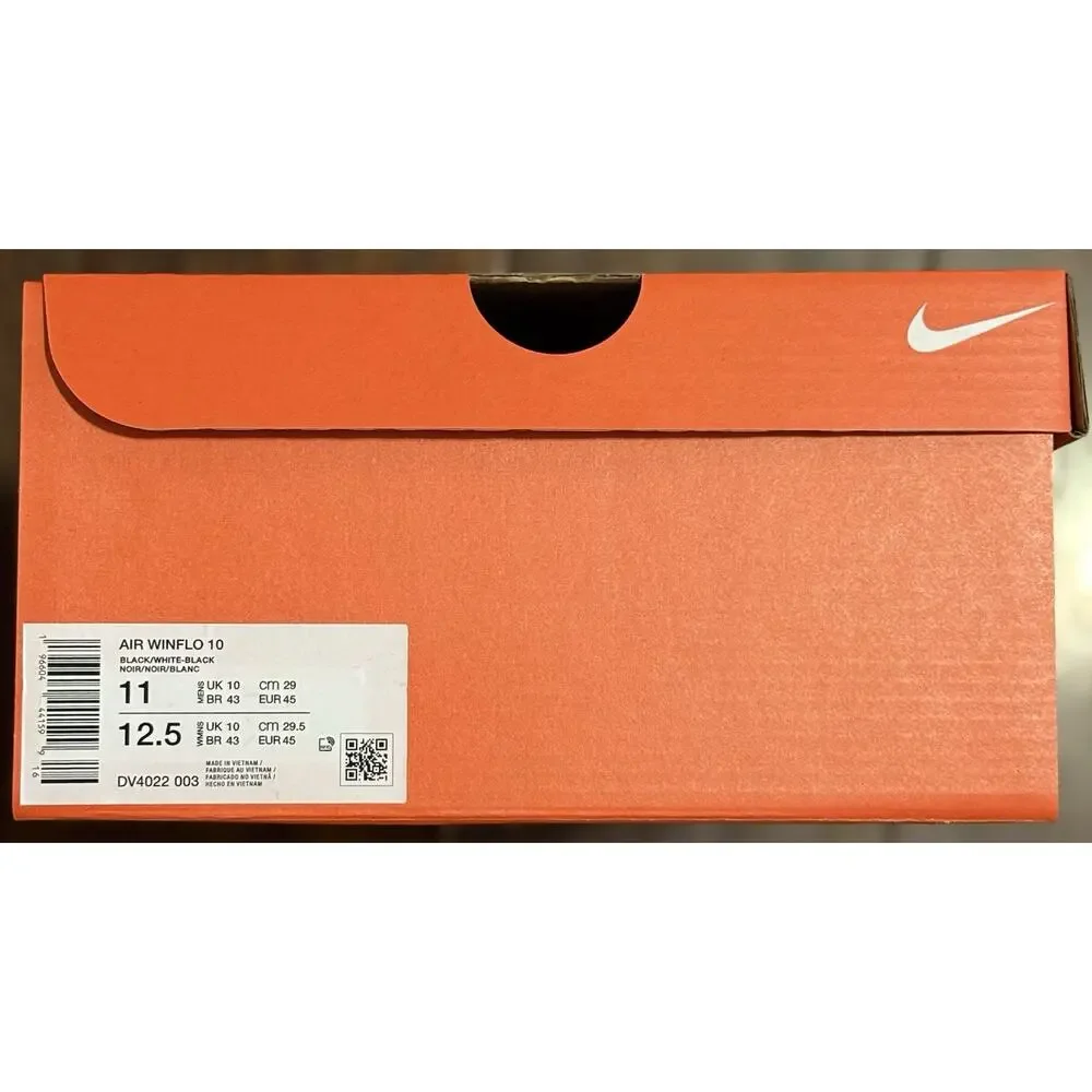 NEW Nike Air Zoom Winflo 10 Black White DV4022-003 Men’s Size Multi